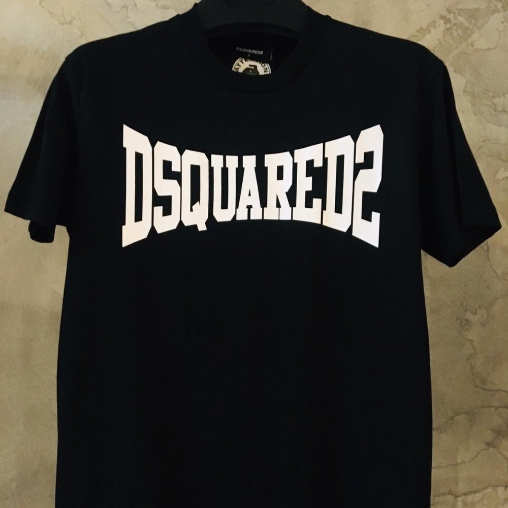 DSQUARED BLACK MEN T SHIRT